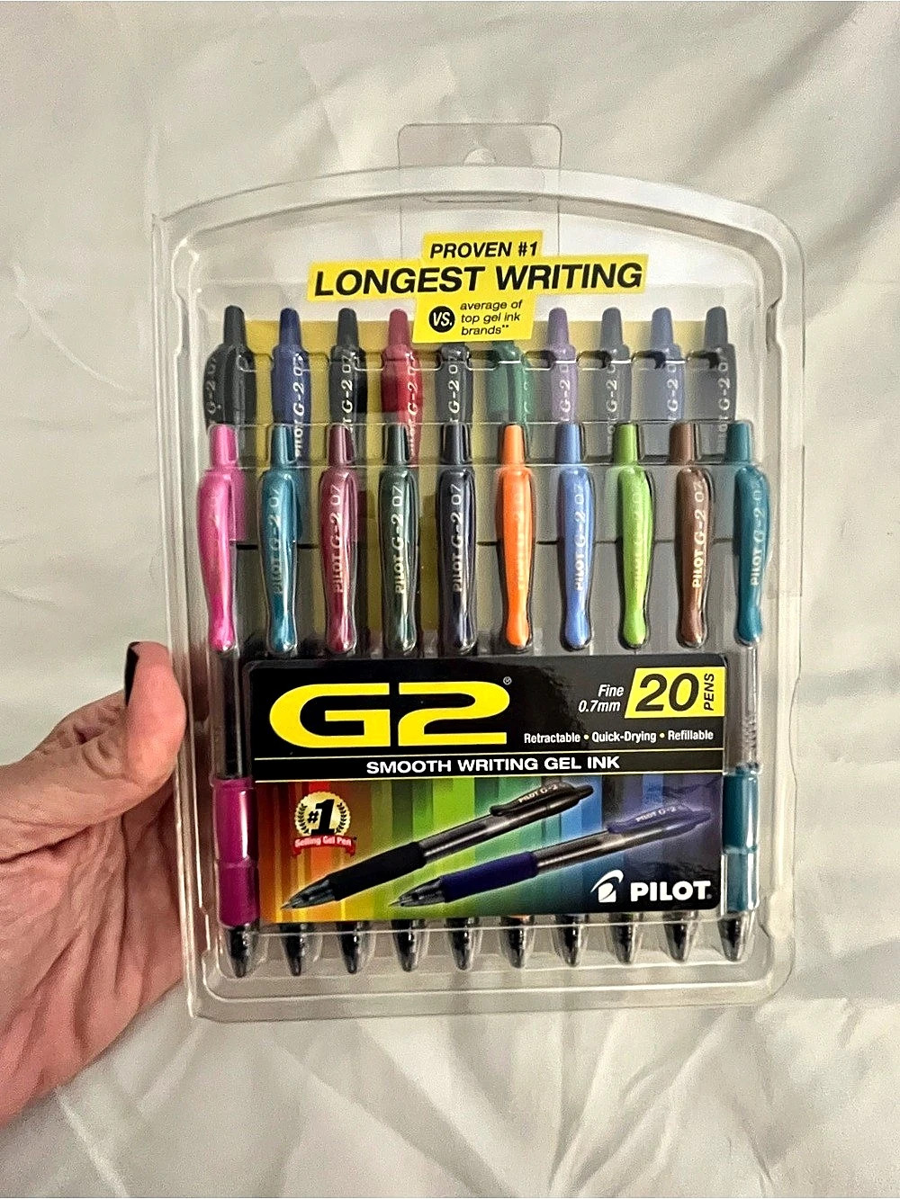 Pilot G2 20-Pack Multicolor Gel Pens NWT